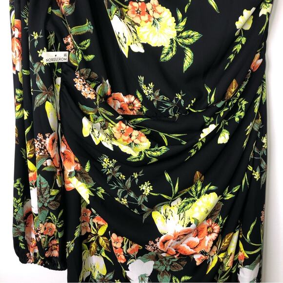 Rachel Rachel Roy One Shoulder Floral Dress Size 14 NWT - Picture 9 of 13